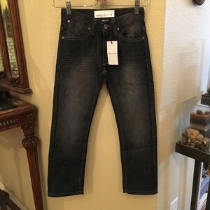 NWT~PAPER DENIM & CLOTH Dark Gray Boy Jeans Size 8